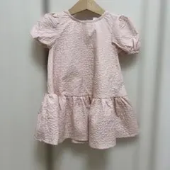 フレアスリーブワンピース9-12m