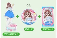 キミとアイドルプリキュア　ロッピー限定　咲良うた　アクスタ　缶バッジ　カード