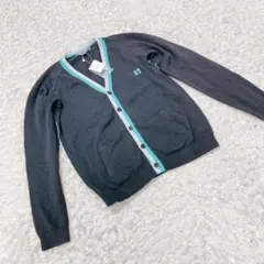 《 ボンポワン 》 タグ付き 長袖 カーディガン サイズ8 グレー ポケット有