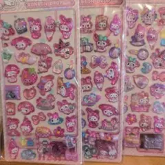 ボンボンドロップウォーターシール　3枚セット