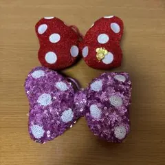 ディズニーリボンヘアアクセサリーセット