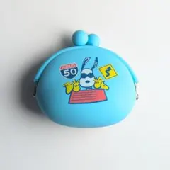 スヌーピー　SNOOPY　シリコン　がま口ポーチ