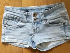 ライトブルー デニム ショートパンツ　サイズS