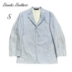 Brooks Brothers コットン テーラードジャケット ライトブルー S