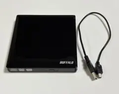 BUFFALO 外付けポータブルDVDドライブ　DVSM-PN58U2V-BK