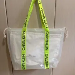 カルバンクライン　クリアバッグ　内袋付きのサムネイル