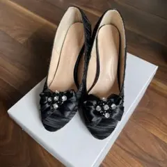 結婚式　ハイヒール　パンプス　22.5cm