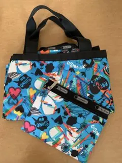 新品　LESPORTSAC ハート柄　バッグポーチ付