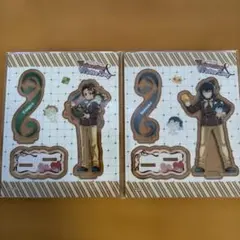 バレンタイン鬼滅の刃アクリルスタンド2個　炭治郎、伊之助　ねづこコースター付き