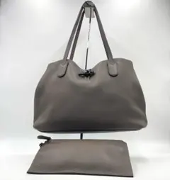 超美品　未使用級✨　Longchamp ロゾ　トートバッグ　シボレザー　レザー