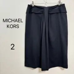 MICHAEL KORS 黒スカート 2 膝丈 ブラック 綺麗め オフィス 礼服のサムネイル