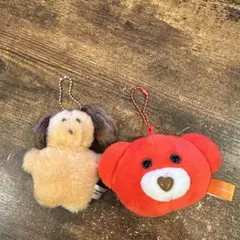 mojojojo カプセルトイ　ぬいぐるみマスコット フェイスポーチ　2個セット