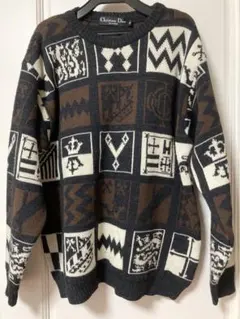 90sヴィンテージ クリスチャンディオール ウール　セーター