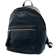 美品 ケイトスペード リュックサック デイパック ナイロン ブラック