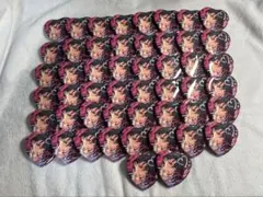 蓮巳敬人　ホワイトデー　ハート缶バッジ　50個