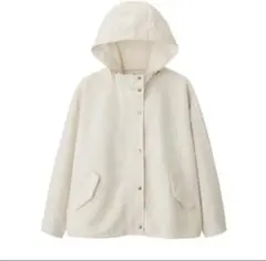 GU マウンテンパーカ マウンテンパーカー ウインドブレーカー アイボリー