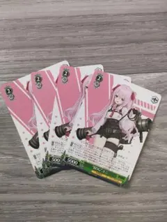 ヴァイスシュヴァルツ　撃ち穿つ赤い牙　PR 撃ち穿つ赤い牙 SR 勝利の女神NIKKE ヴァイスシュヴァルツ - メルカリ