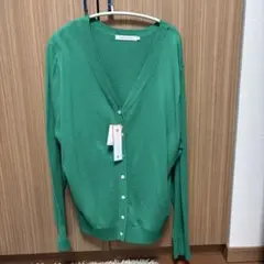 【新品・未使用】AMERICAN HOLIC グリーン カーディガン L