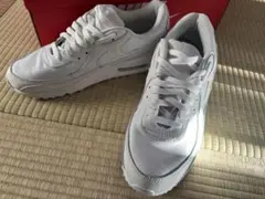 美品　Nike Air Max 90 ホワイト　オールレザー 28.0
