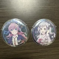 トモユキ様確認用　CHU & Arisa ホログラム缶バッジ 2個セット