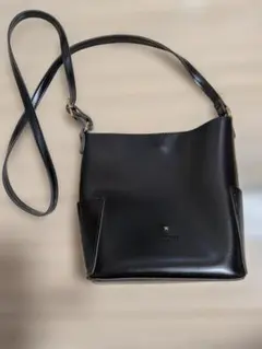 favori 黒 合皮 ショルダーバッグのサムネイル