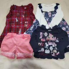 メゾピアノmezzo pianoワンピース トップス ボトムス 90