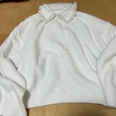 H&M レディース　ニット　セーター　XL 白