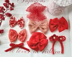 【195】七五三髪飾り　ハーフ成人式　着物　ヘッドドレス　つまみ細工髪飾り