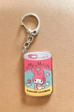 缶型アクリルキーホルダー　マイメロディ