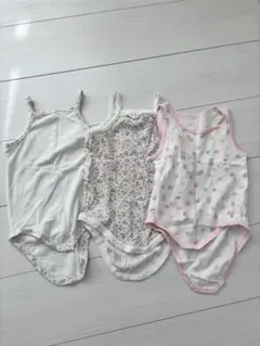 ベビー キャミソール　肌着 ロンパース　70cm まとめ売り　女の子　ウサギ柄