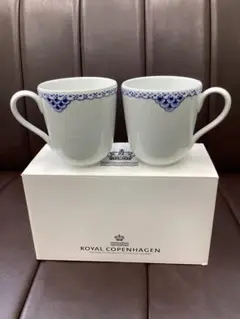 ✨新品未使用✨ロイヤルコペンハーゲン✨プリンセスブルー✨ペアマグ♡翌日発送♡ ロイヤルコペンハーゲン（Royal Copenhagen） プリンセス ブルー