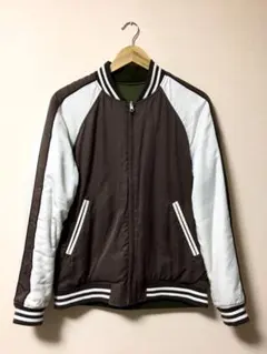 アウター  ブルゾン  スカジャン リバーシブル MA-1  RAGE BLUE