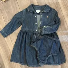 Ralph Lauren デニム ワンピース 12m