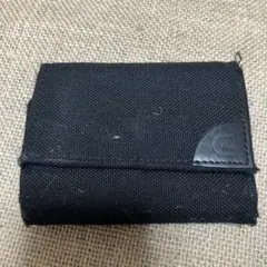コーデュラナイロン ブラック 三つ折り財布