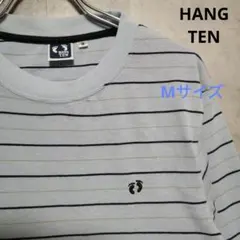 HANG TEN 長袖カットソー ボーダー柄 Mサイズ　ライトブルーのサムネイル