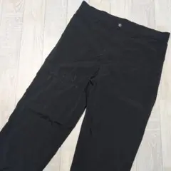 ルコックスポルティフ メンズ 長ズボン 黒色 ブラック L 撥水