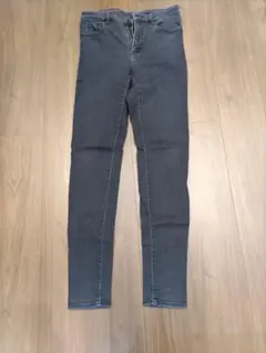 GU ウルトラストレッチスキニージーンズ+EC 丈長め82cm 黒 67