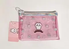 ちいかわ 透明 ピンク ポーチ