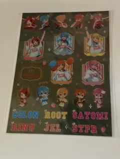 すとぷり クリアステッカー 苺文化祭