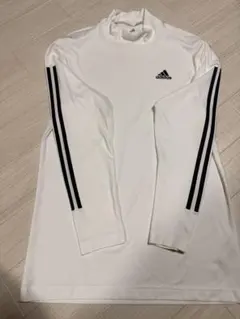 adidas Climalite ホワイト 長袖シャツ L