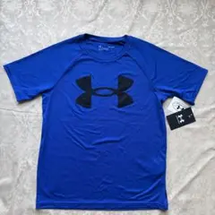 【新品・未使用】アンダーアーマー㉜　半袖Tシャツ　ブルー　sizeYLG