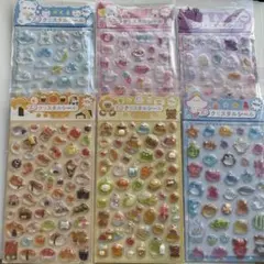 ぷくぷくシール　6枚セット