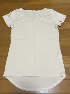 ベージュ 半袖インナー