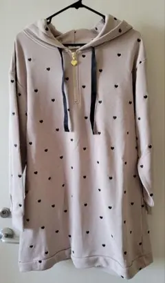 値下げ！✩evelyn✩美品 フード付きワンピース