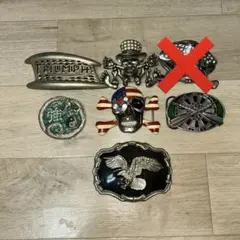 ベルト　バックル　6個セット