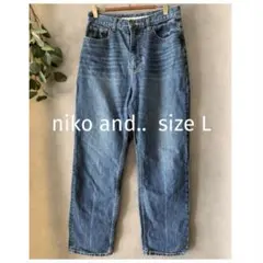 古着☆niko and.. デニムワイドパンツ