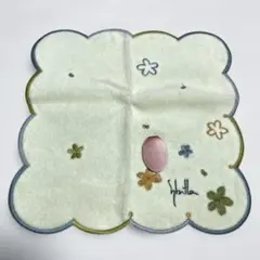 Sybilla シビラ 花柄刺繍 タオルハンカチのサムネイル