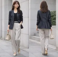 【美品】G-STAR RAW ノーカラージャケット 艶 光沢感 濃紺 S