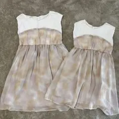 après les cours ノースリーブワンピース 100、120姉妹