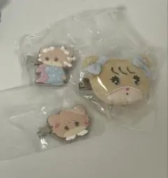 mikkoキャラクター ヘアクリップセット